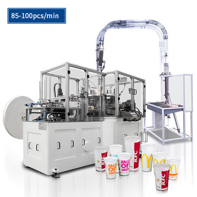 PLA Coated Automatic Paper Cup Machine 6-42oz